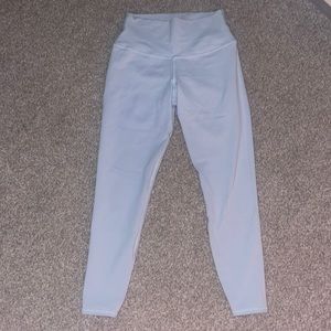 alo 7/8 high waisted leggings chalk blue